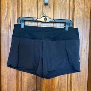 Lululemon Black Run Time Short II 4”